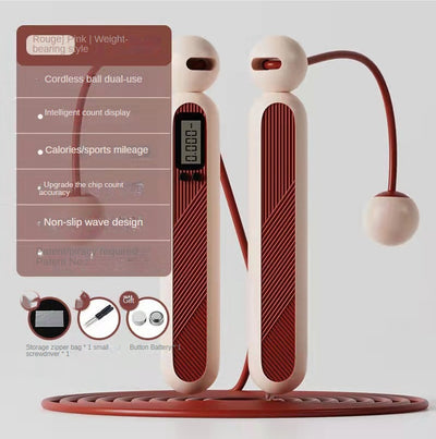 Cordless Dual-purpose Electronic Counting Skipping Rope