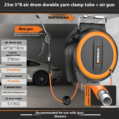 Bobbin Winder Automatic Retractable Auto Repair Pipe The Gripper Tube Hose Reel