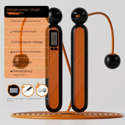 Cordless Dual-purpose Electronic Counting Skipping Rope
