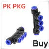 PU" PUG 4 6 8 10 12 14 16 MM OD Hose Pipe Straight Push in Fitting Pneumatic Push to Connect Air Quick Fitting
