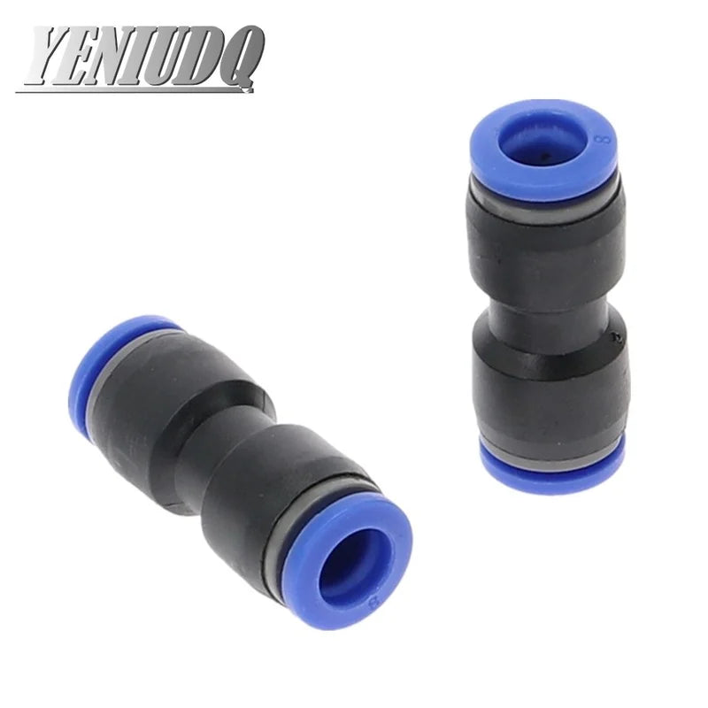 PU" PUG 4 6 8 10 12 14 16 MM OD Hose Pipe Straight Push in Fitting Pneumatic Push to Connect Air Quick Fitting