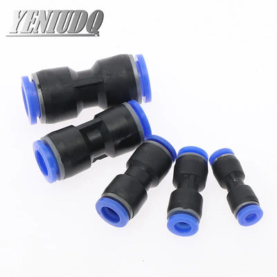 PU" PUG 4 6 8 10 12 14 16 MM OD Hose Pipe Straight Push in Fitting Pneumatic Push to Connect Air Quick Fitting