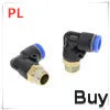 PU" PUG 4 6 8 10 12 14 16 MM OD Hose Pipe Straight Push in Fitting Pneumatic Push to Connect Air Quick Fitting