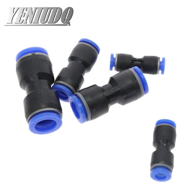 PU" PUG 4 6 8 10 12 14 16 MM OD Hose Pipe Straight Push in Fitting Pneumatic Push to Connect Air Quick Fitting