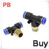 PU" PUG 4 6 8 10 12 14 16 MM OD Hose Pipe Straight Push in Fitting Pneumatic Push to Connect Air Quick Fitting
