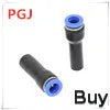 PU" PUG 4 6 8 10 12 14 16 MM OD Hose Pipe Straight Push in Fitting Pneumatic Push to Connect Air Quick Fitting