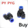 PU" PUG 4 6 8 10 12 14 16 MM OD Hose Pipe Straight Push in Fitting Pneumatic Push to Connect Air Quick Fitting