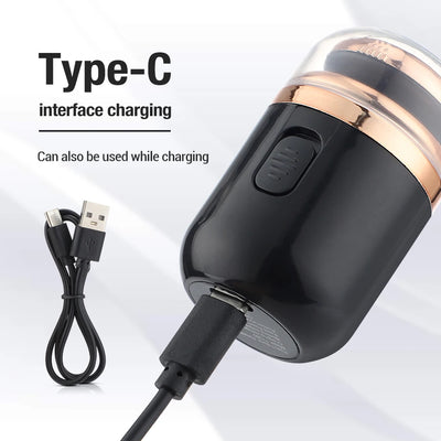 Mini Electric Shaver For Men Razor Portable Travel Hair Trimmer Electric Beard Scraper Knife Painless Shaving USB Rechargeable