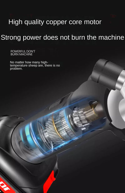 Wireless Electric Sheep Shears Lithium Battery Clipper with Charger for Shearing Sheep, Goats and Other Farm Animals