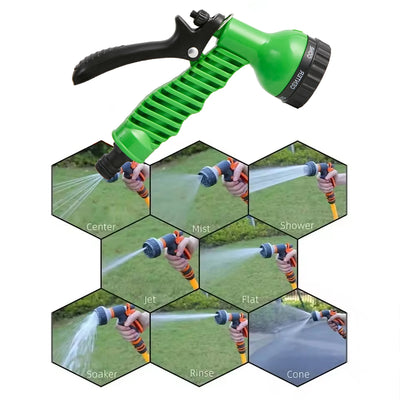 Many Pattern Garden Water Gun Hose Nozzle Mutifunctional Household Car Washing Yard Water Sprayer Pipe Tube Nozzle SprinkleTools