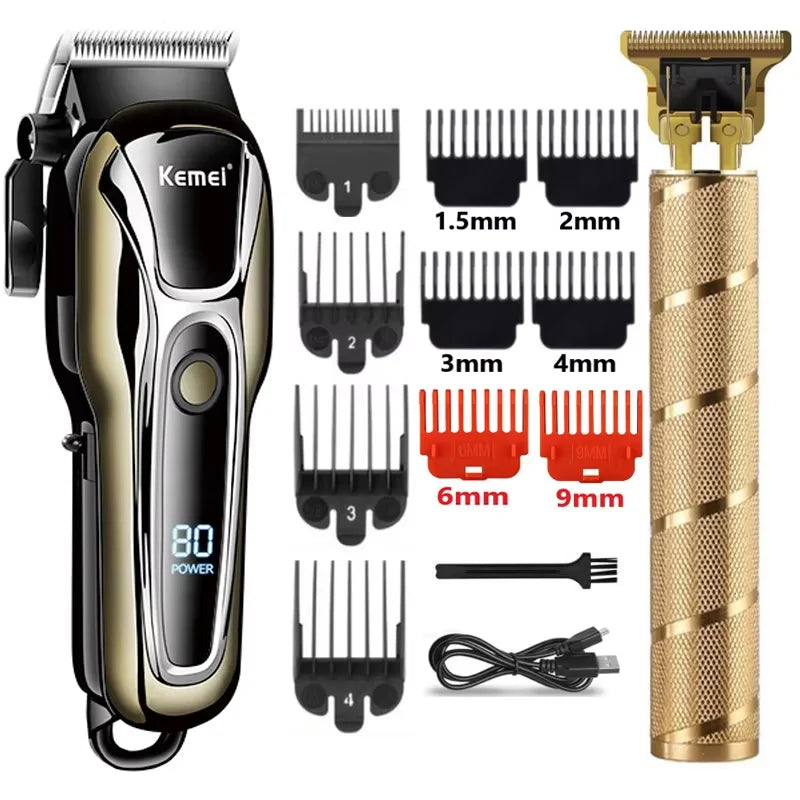 Clipper Electric Hair Trimmer for men Electric shaver professional Men's Hair cutting machine Wireless barber trimmer