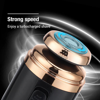 Mini Electric Shaver For Men Razor Portable Travel Hair Trimmer Electric Beard Scraper Knife Painless Shaving USB Rechargeable
