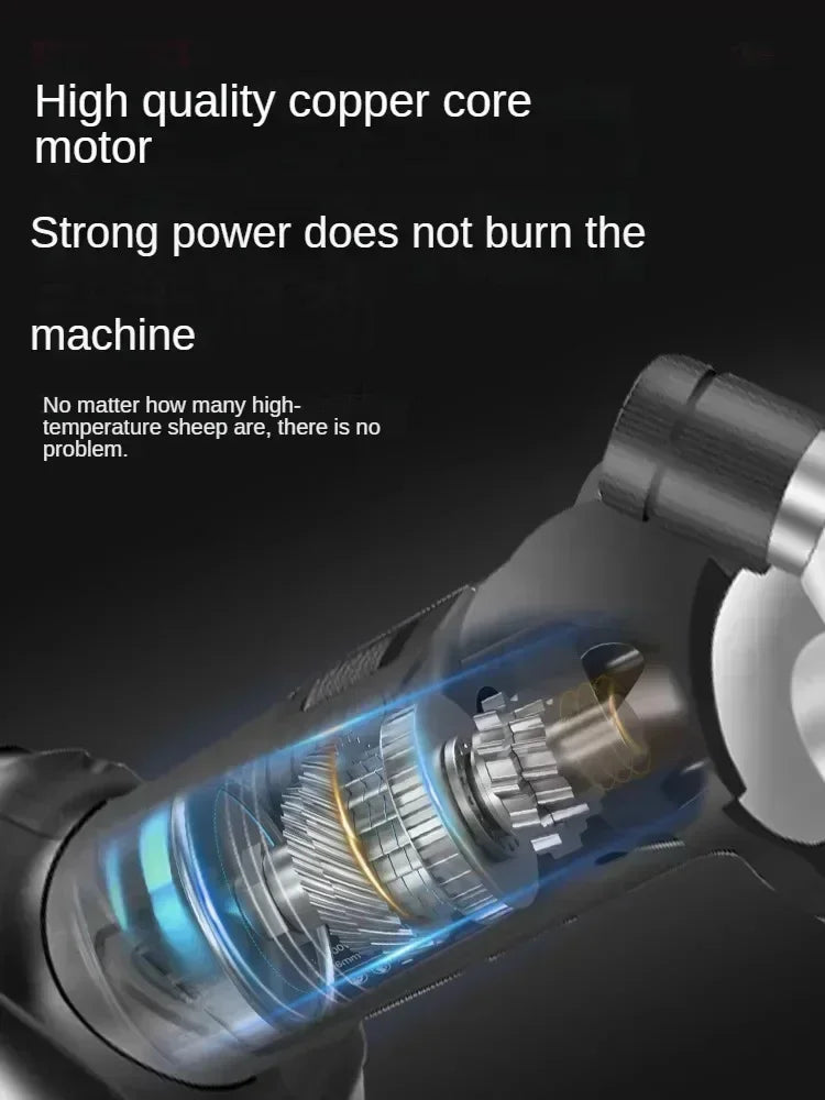 Wireless Electric Sheep Shears Lithium Battery Clipper with Charger for Shearing Sheep, Goats and Other Farm Animals