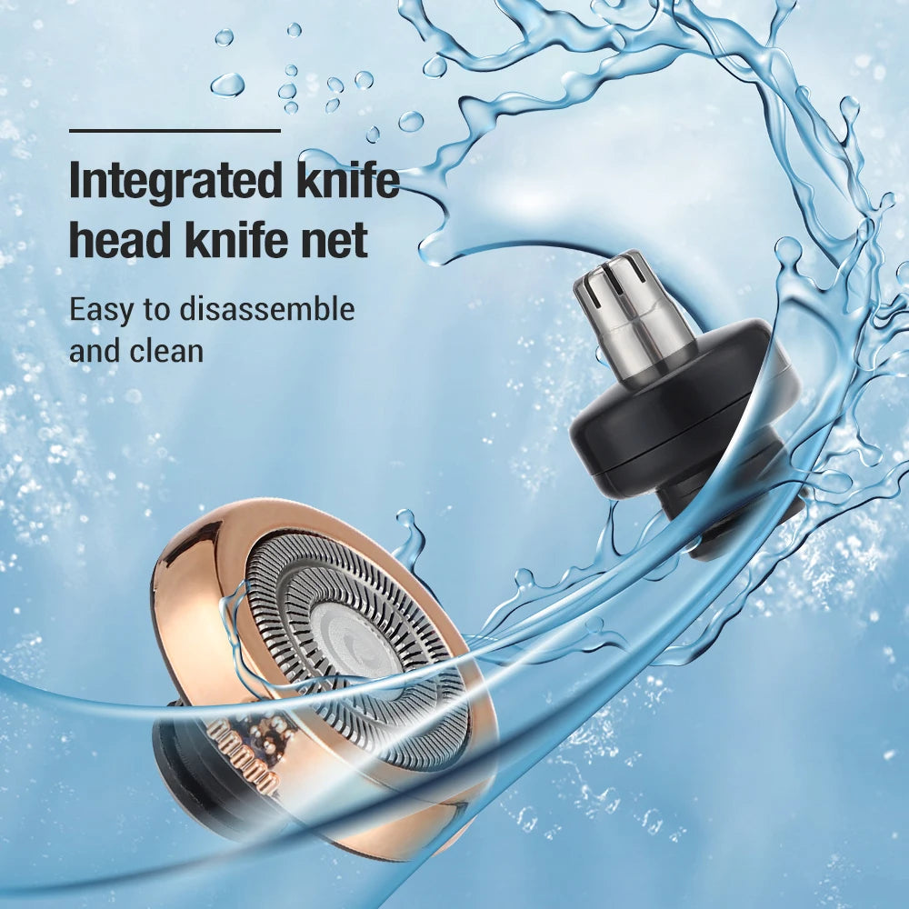 Mini Electric Shaver For Men Razor Portable Travel Hair Trimmer Electric Beard Scraper Knife Painless Shaving USB Rechargeable