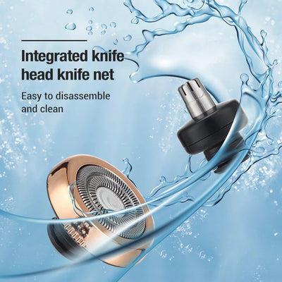 Mini Electric Shaver For Men Razor Portable Travel Hair Trimmer Electric Beard Scraper Knife Painless Shaving USB Rechargeable